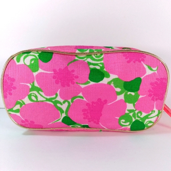 Lilly Pulitzer for Estee Lauder Hibiscus Floral Makeup Cosmetic Travel Bag - Picture 2 of 5